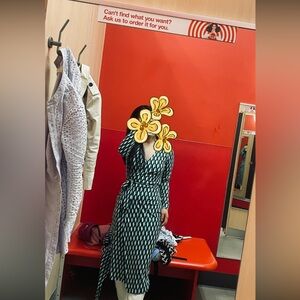 Target x DVF green dress